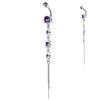 Belly Button Piercing 4 Zirconia dangle