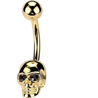 Belly Button Piercing skull