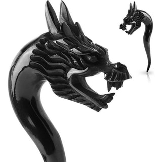 Dehner Drache Schwarz Horn
