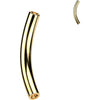 Curved Barbell Curved Post Internally Threaded