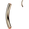 Curved Barbell Curved Post Internally Threaded