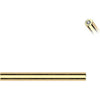 Titanium Base barbell pin Internally Threaded