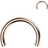 Titanium Base horseshoe pin Internally Threaded