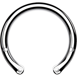 Titan Basis Stab halber Ring mit 4 Gewinde Innengewinde
