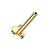 Titan Basis Base Flach Herz 3 mm Innengewinde