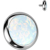 Top Top Opal Bezel Setting Disc Internally Threaded