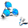 Top top triangle zirconia Internally Threaded