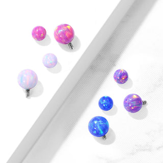 Top top ball opal Internally Threaded