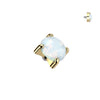 Titanium Top top opal prong setting Internally Threaded