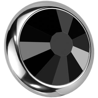 Titanium Top top round zirconia bezel setting Internally Threaded