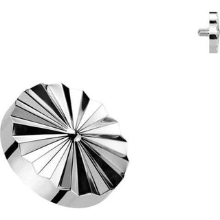 Titanium Top top round diamond cut Internally Threaded