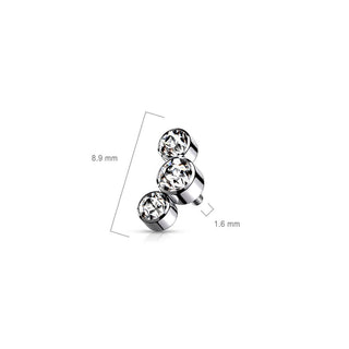 Titan Top Top 3 Zirkonia Innengewinde
