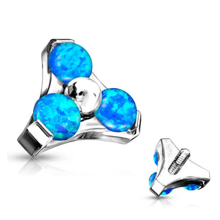 Titanium Top Top Triangle Zirconia Internally Threaded
