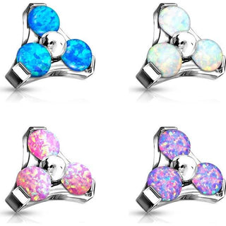 Titanium Top Top Triangle Zirconia Internally Threaded