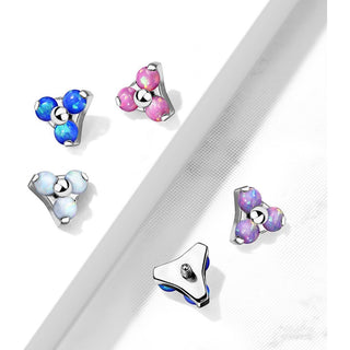 Titanium Top Top Triangle Zirconia Internally Threaded