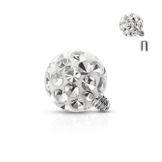 Titan Top Top Zirkonia Innengewinde