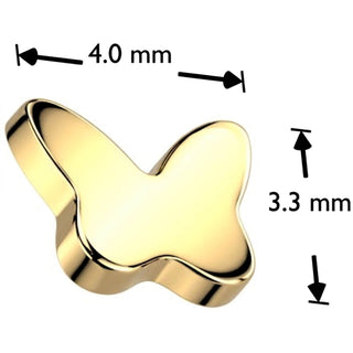Titanium Top top butterfly Internally Threaded