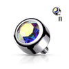 Titan Top Top Swarovski Innengewinde
