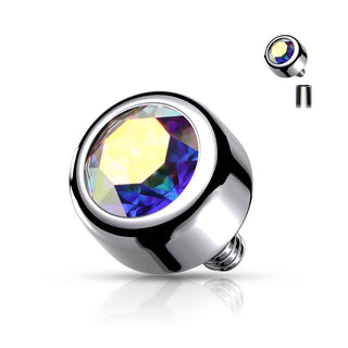 Titan Top Top Swarovski Innengewinde