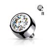 Titan Top Top Swarovski Innengewinde