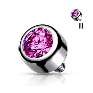 Titan Top Top Swarovski Innengewinde