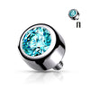 Titan Top Top Swarovski Innengewinde