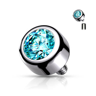 Titan Top Top Swarovski Innengewinde