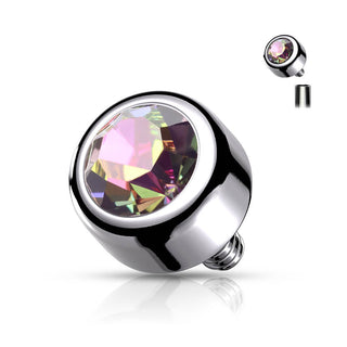 Titan Top Top Swarovski Innengewinde