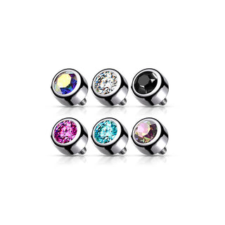 Titan Top Top Swarovski Innengewinde