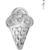 Titanium Top top ice cream cone Internally Threaded