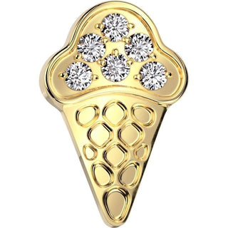 Titanium Top top ice cream cone Internally Threaded