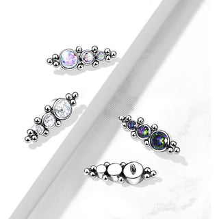 Titanium top 3 zirconia Internally Threaded