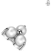 Titanium Top top 3 pearls prong setting Internally Threaded