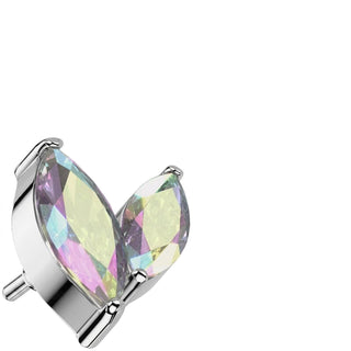 Titanium Top top zirconia marquise cut Internally Threaded