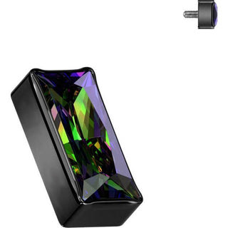 Titanium Top top rectangular zirconia Internally Threaded