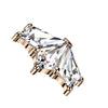 Top top fan 3 zirconias Internally Threaded