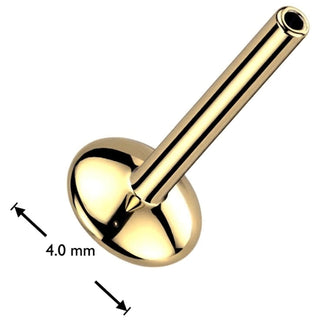 Titanium Base labret base 4mm Push-In