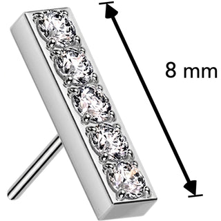 Top bar zirconia Push-In