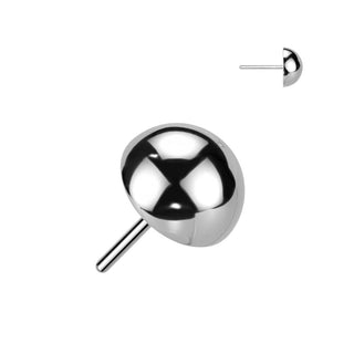 Titanium Top Top Dome Push-In