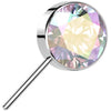 Titanium Top top zirconia bezel setting Push-In