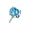 Titan Top Top Zirkonia Rund Push-In