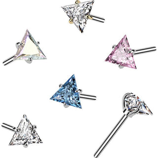 Titanium Top top triangle zirconia Push-In