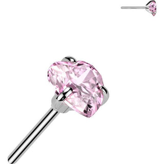Titanium Top top heart zirconia Push-In