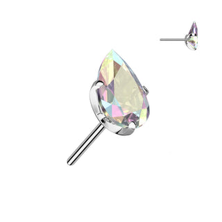 Titanium Top top teardrop zirconia Push-In