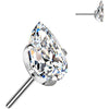 Titanium Top top teardrop zirconia Push-In