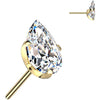 Titanium Top top teardrop zirconia Push-In