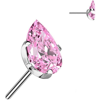 Titanium Top top teardrop zirconia Push-In