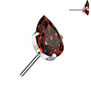 Titanium Top top teardrop zirconia Push-In