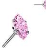 Titanium Top top marquise cut zirconia Push-In
