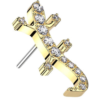 Titanium Top Lizard Zirconia Push-In